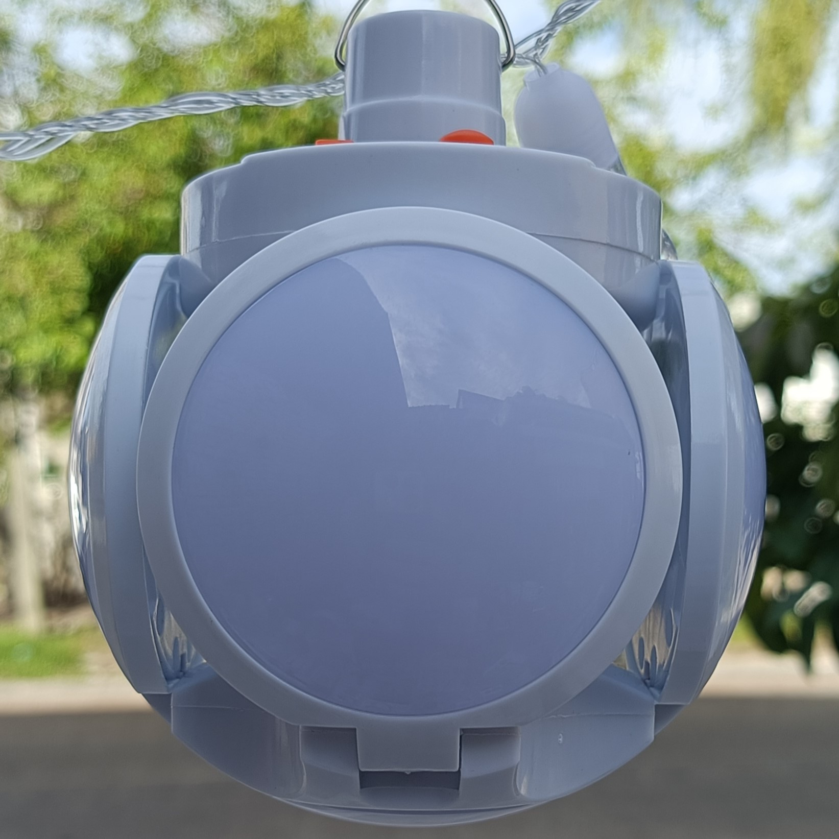 Lámpara Led Solar Colgante 5 Focos