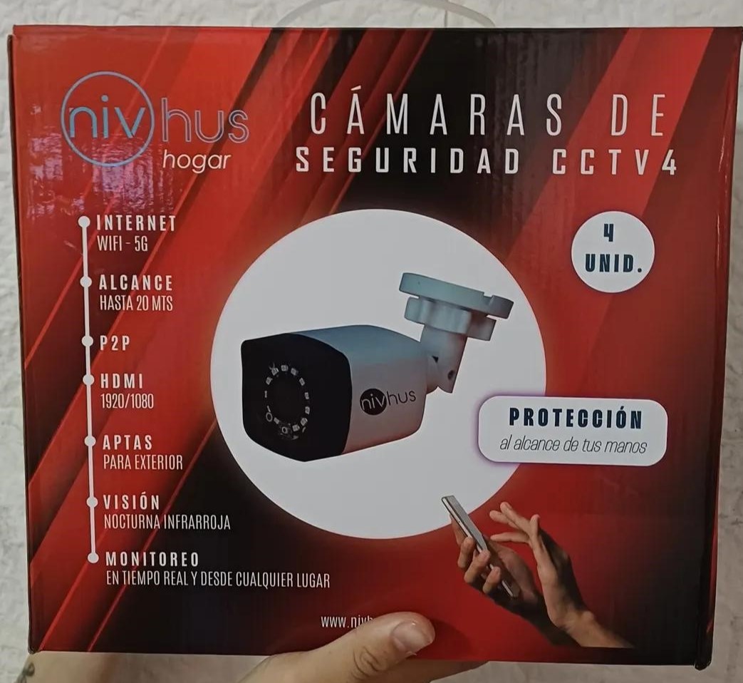 Kit X4 Camaras de Seguridad